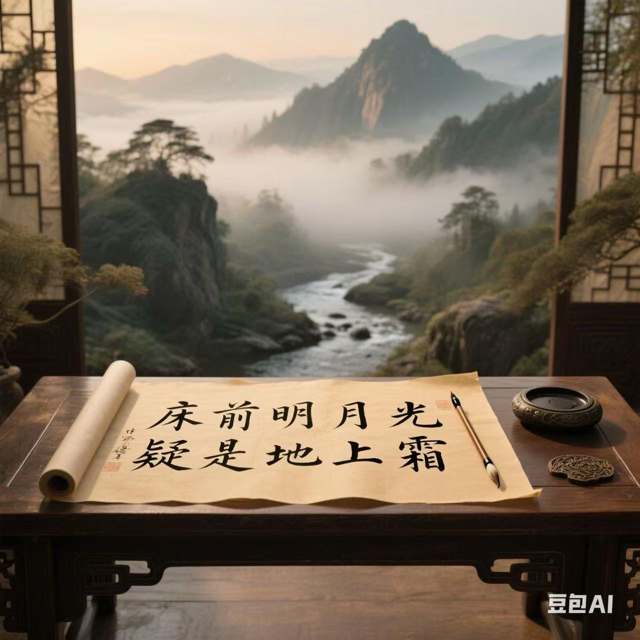 静夜思插图